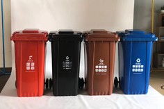 淇濱塑料垃圾桶塑料膠筐品質保證 興平塑料板